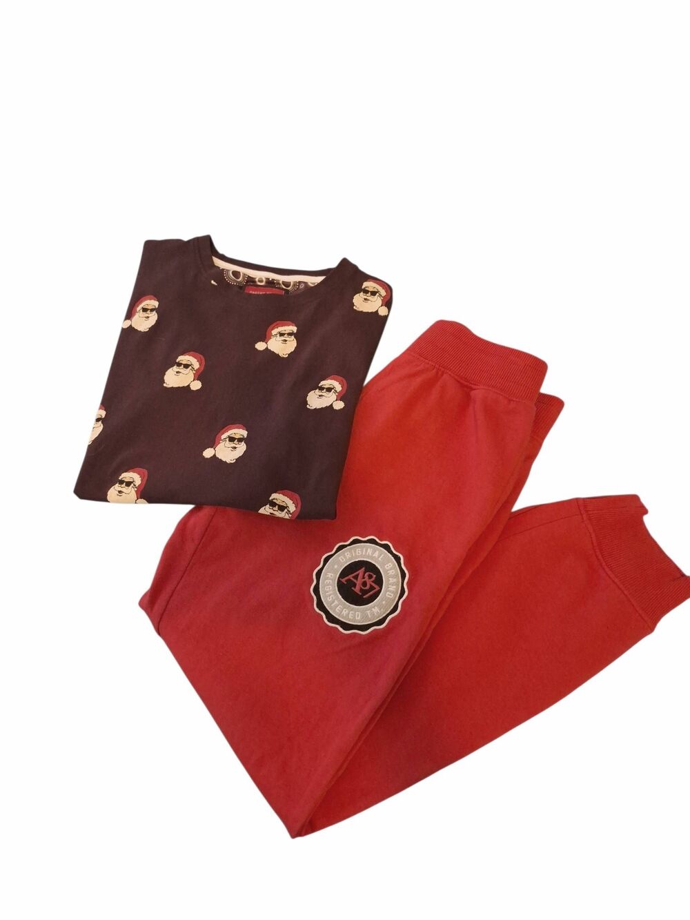 Sunglasses Santa & Sweatpants Set